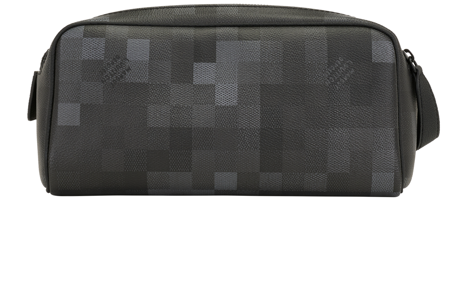 Louis Vuitton Dopp Kit Toiletry Pouch, &pound;520, Accessories, Black, Canvas/Leather, Back view